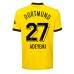 Günstige Borussia Dortmund Karim Adeyemi #27 Heim Fussballtrikot 2023-24 Kurzarm